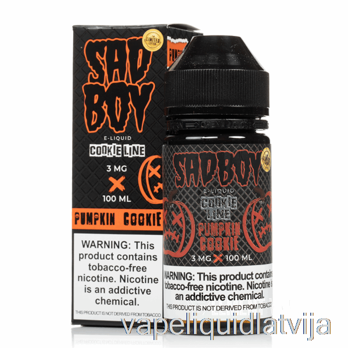 ķirbju Cepums - Sadboy - 100ml 0mg Vape šķidrums